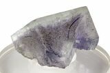 Purple & Green Cubic Fluorite Crystal - China #205586-1